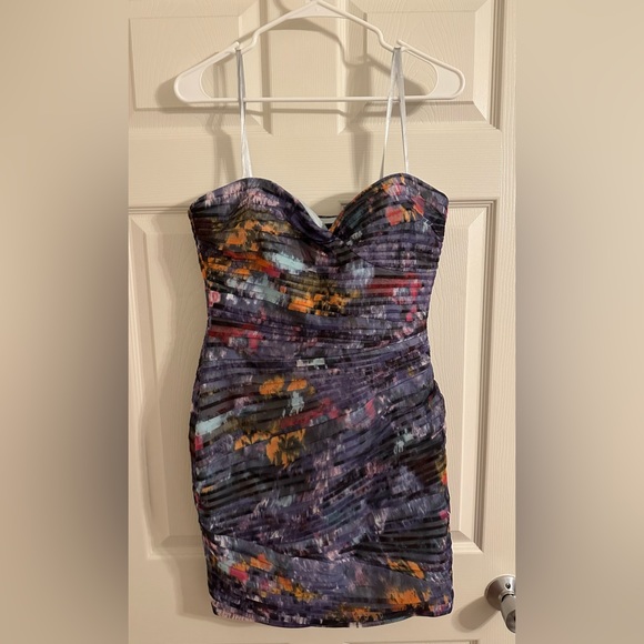 BCBG Kameron Strapless Bodycon Cocktail Dress - Picture 2 of 5